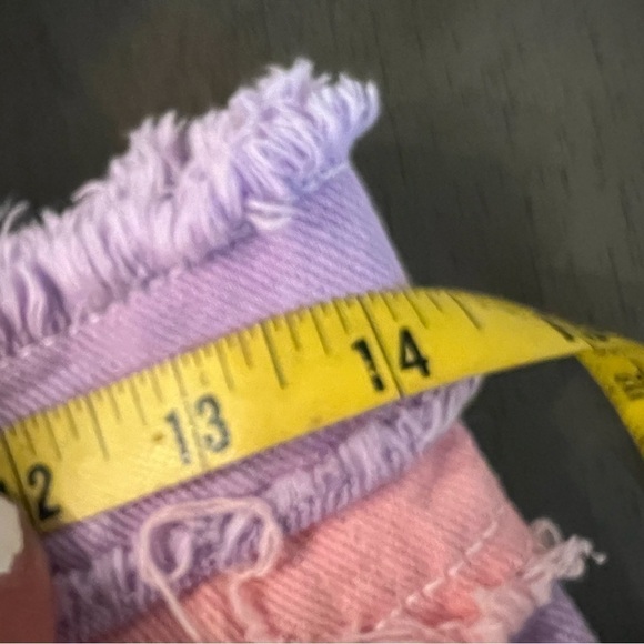 PAODIKUAI Women Patchwork Jeans Raw Hem Denim Pants Slim Bootcut Jean - Picture 10 of 11